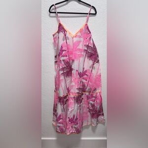 Brand New Juliet Dunn dress- size 4- colors pink and neon orange